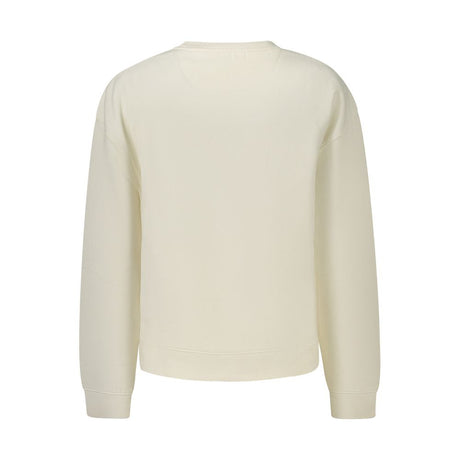Pepe Jeans White Cotton Blend Women's Sweatshirt