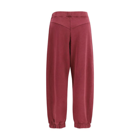 Off-White Purple Cotton Joggers (Workout Pants)