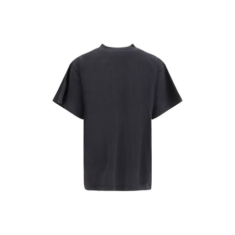 Balenciaga Gray Cotton T-Shirt