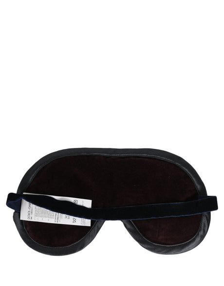 Dolce & Gabbana Multicolor Patterned Cotton Blend Sleep Mask