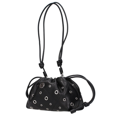 Tory Burch Black Leather Shoulder Bag