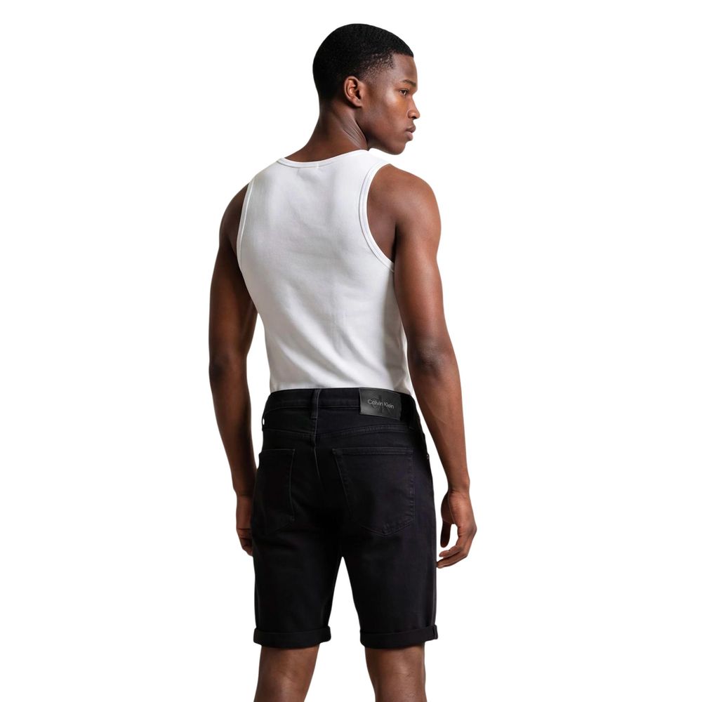 Calvin Klein Jeans White Cotton Tank Tops