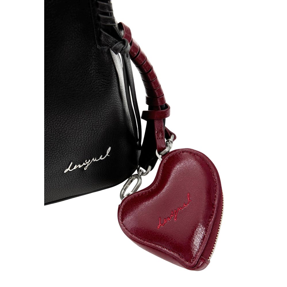 Desigual Black Polyethylene Backpack