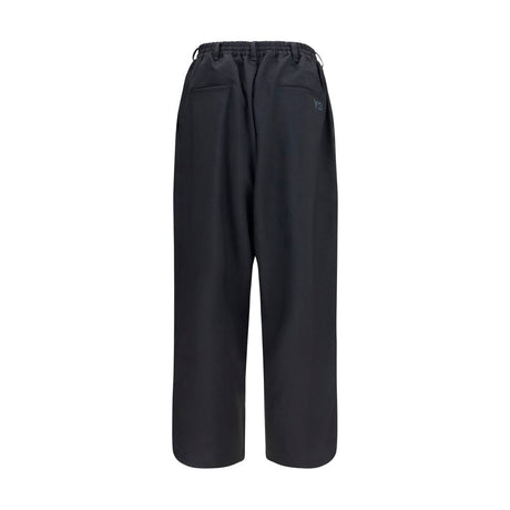 Y-3 Black Polyester Joggers (Workout Pants)