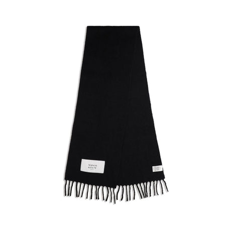 Maison Kitsuné Black Polyamide Scarf