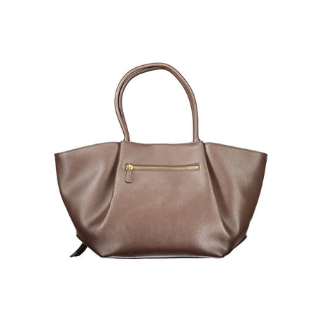 Guess Jeans Brown Polyethylene Handbag