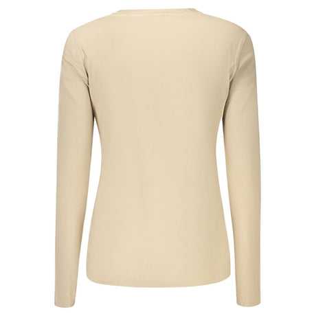 Guess Jeans Beige Cotton Womens T-Shirt