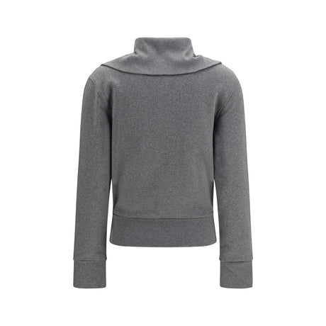Balenciaga Gray Cotton Sweatshirt
