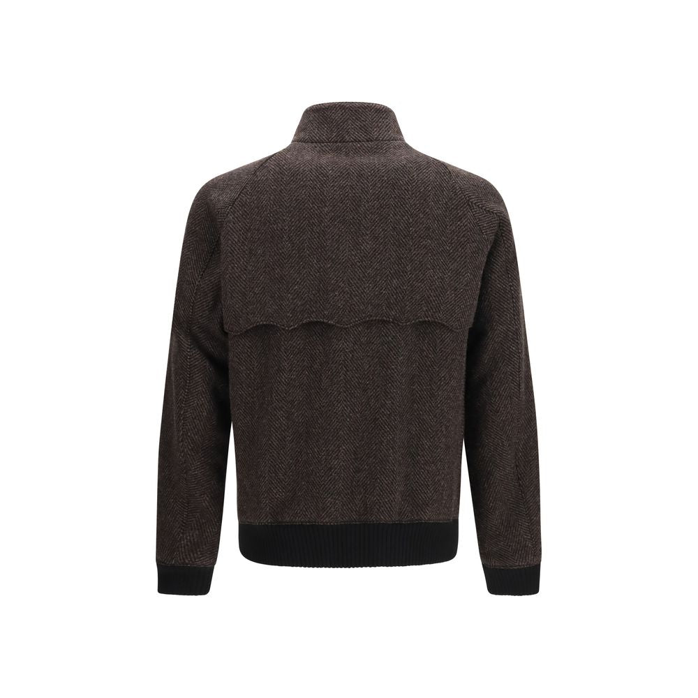 Baracuta Brown Viscose Full-Length Jacket