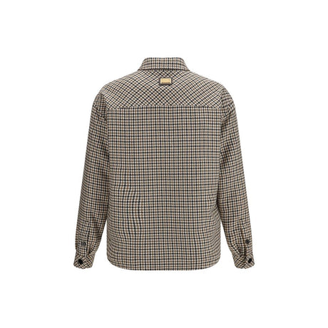 Dolce & Gabbana Brown Wool Oves Aries Full-Length Jacket