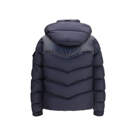 Moncler Blue Goose Down Full-Length Jacket