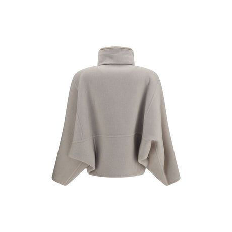 Brunello Cucinelli Gray Wool Oves Aries Jacket
