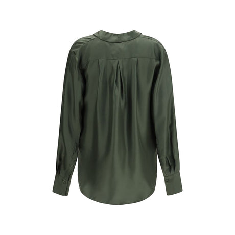 SA SU PHI Bicolor Silk Blouse