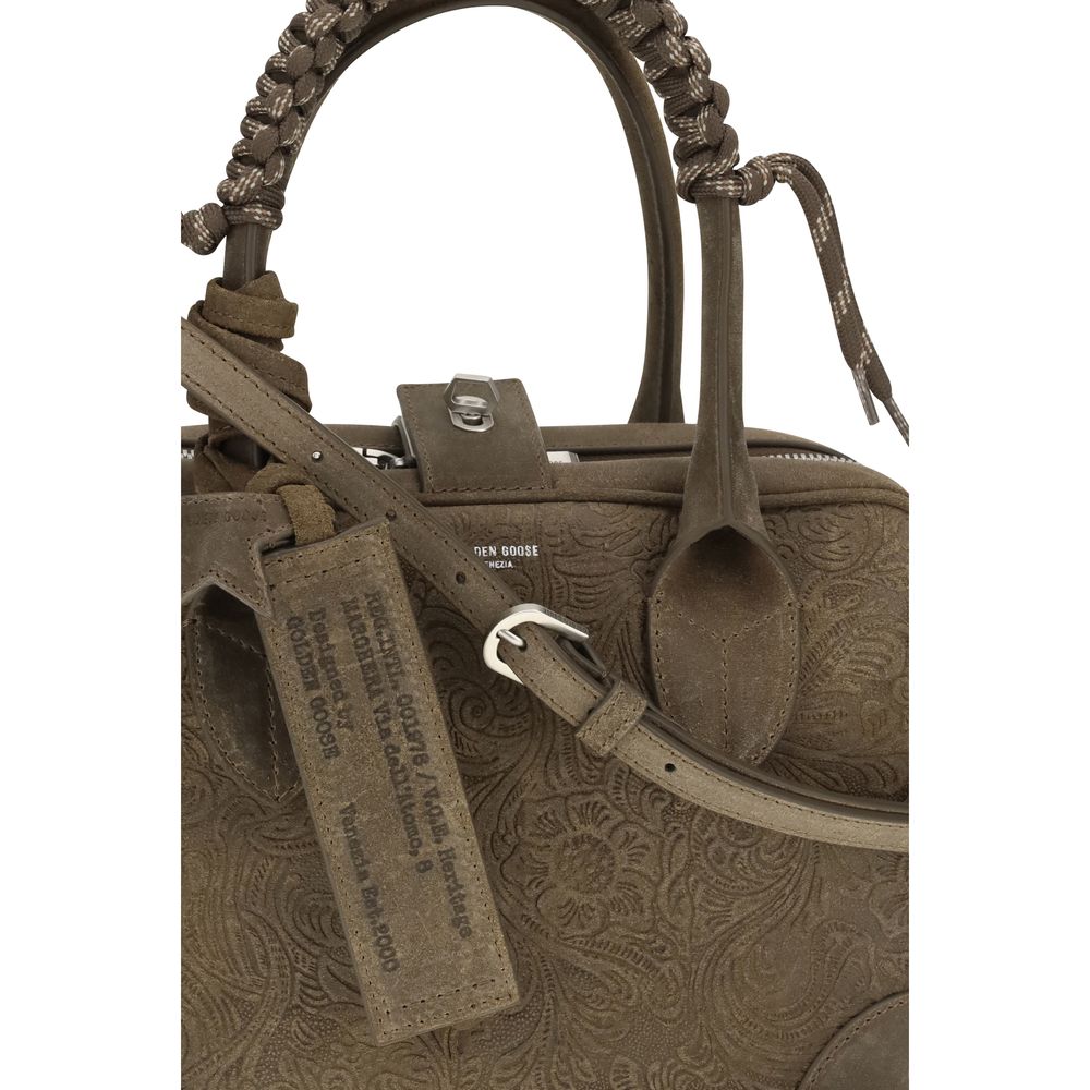 Golden Goose Brown Calf Leather Bos Taurus Handbag