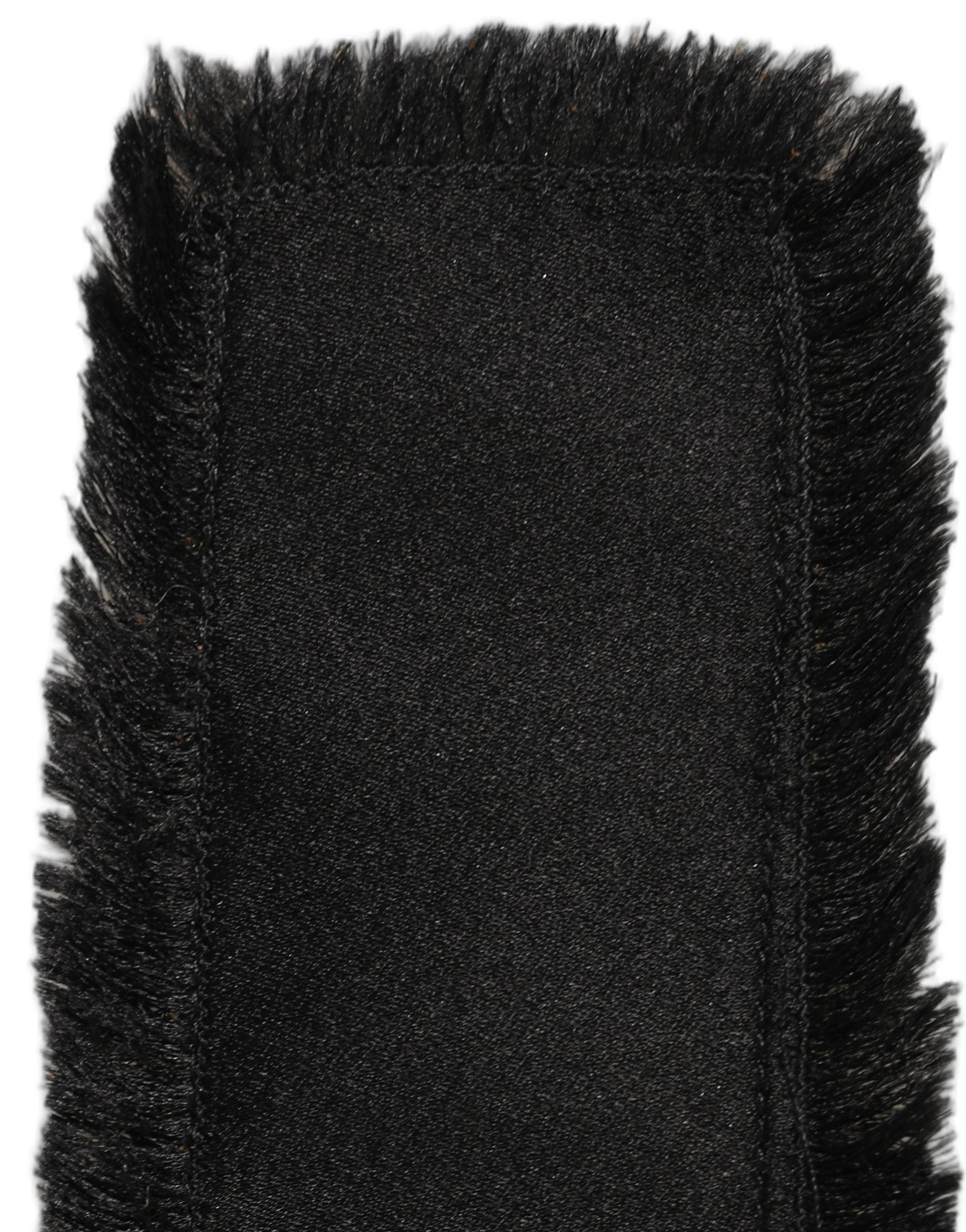 Dolce & Gabbana Black Velvet Wrap Around Tie Cintura Belt