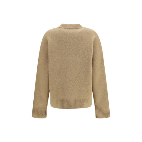 Ami Paris Beige Alpaca Vicugna Pacos Sweatshirt