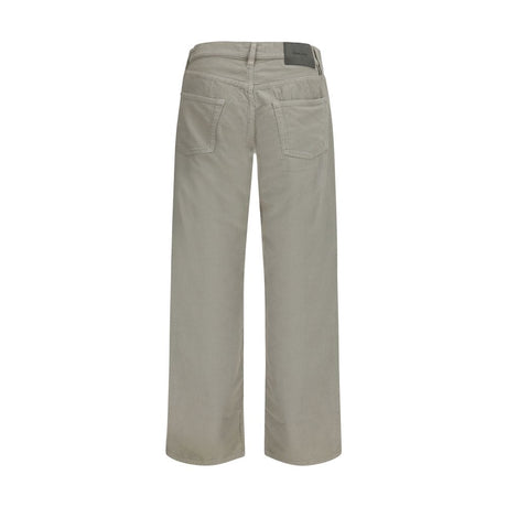 Sunflower Gray Cotton Casual Pants