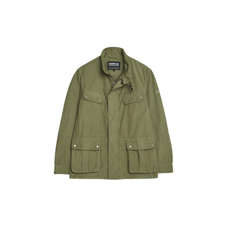 Barbour Green Cotton Full-Length Jacket