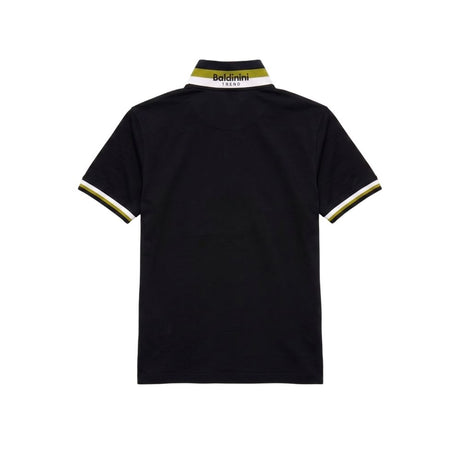 Baldinini Trend Black Cotton Men Polo-Shirt