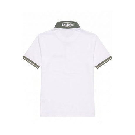 Baldinini Trend White Cotton Men Polo-Shirt
