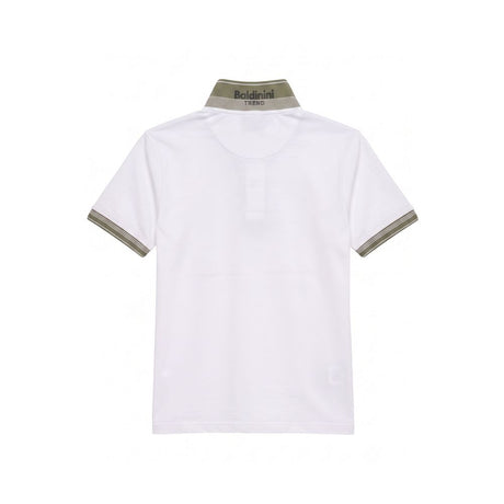 Baldinini Trend White Cotton Men Polo-Shirt