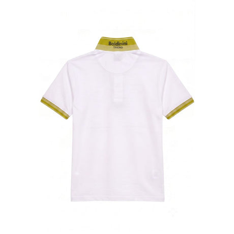 Baldinini Trend White Cotton Men Polo-Shirt