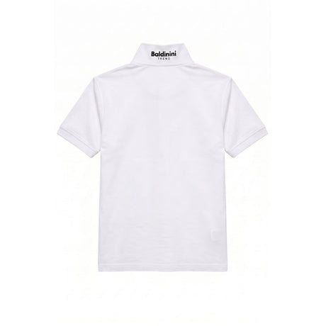 Baldinini Trend White Cotton Men Polo