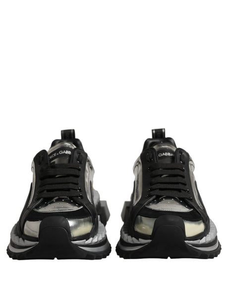Dolce & Gabbana Black Two-Tone Super King Men Sneakers Shoes
