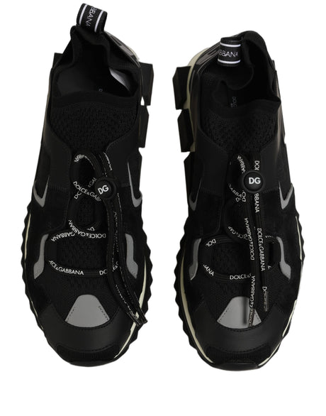 Dolce & Gabbana Shoes Black Sorrento Trekking Sneakers Men