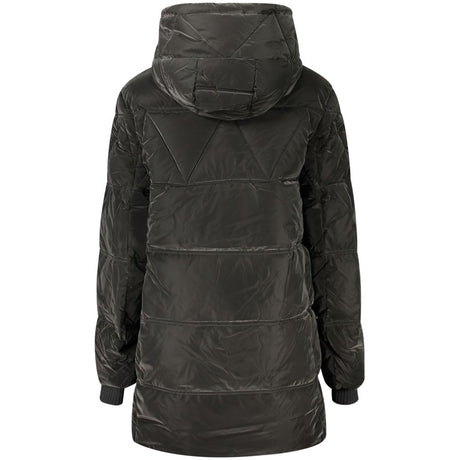 Desigual Black Polyurethane Women's Jacket