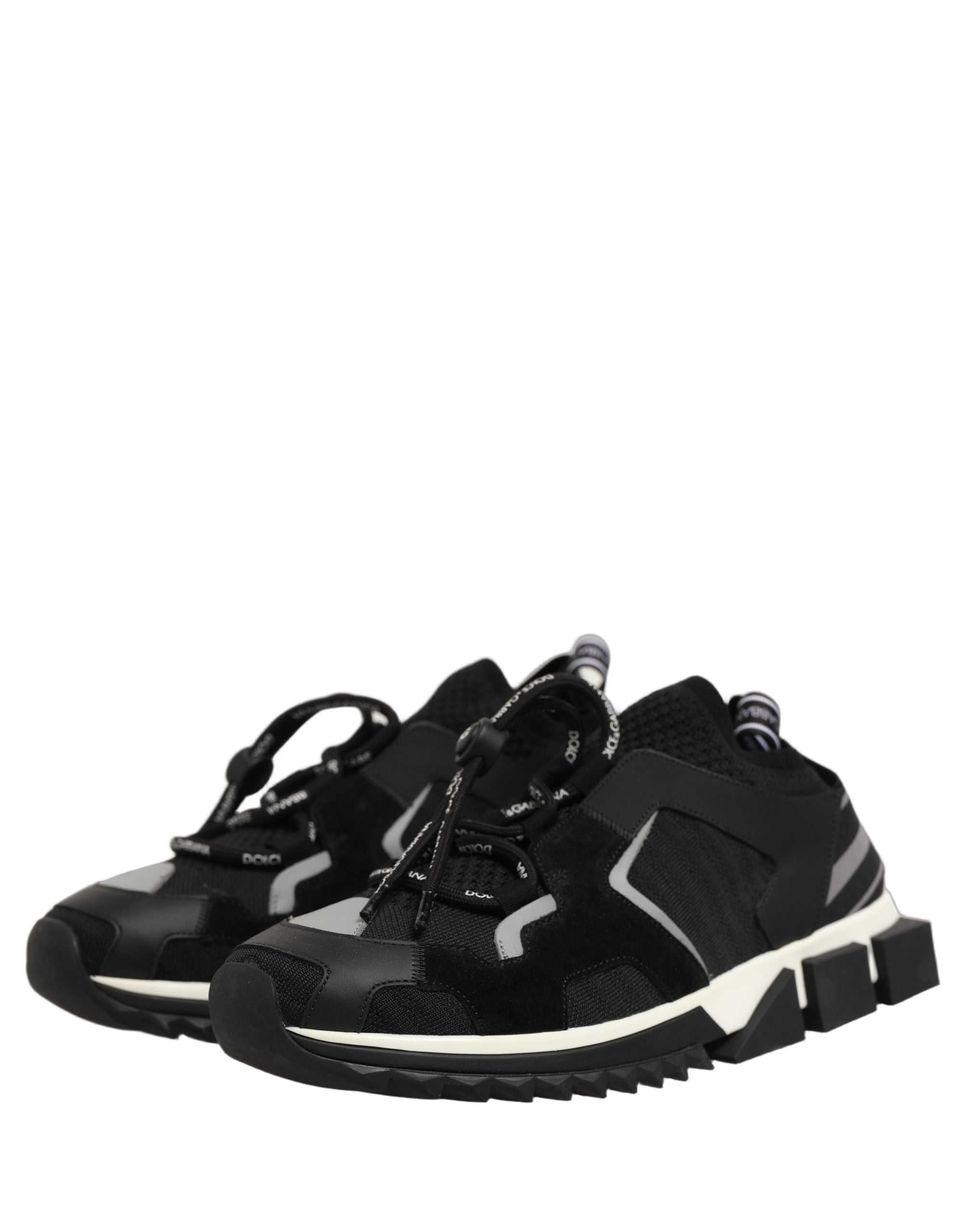 Dolce & Gabbana Black Sorrento Trekking Sneakers Men Shoes