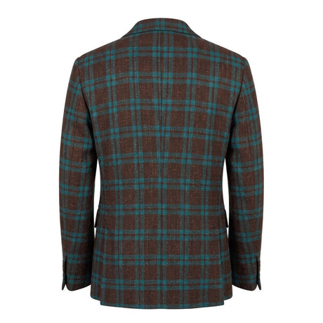 Roberto Pepe Luxury Brown Linen Men's Jacket