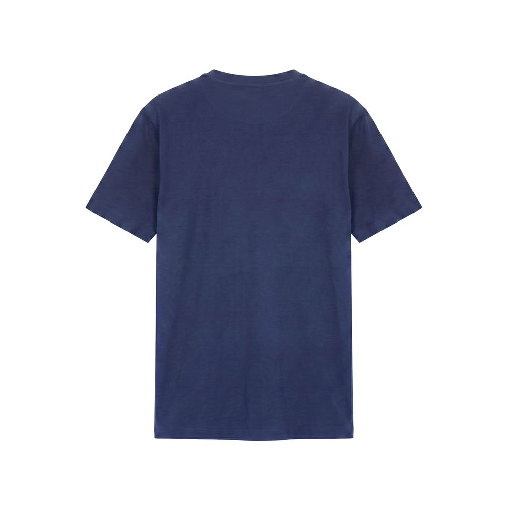 Baldinini Trend Blue Cotton Men's T-Shirt