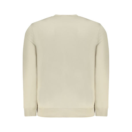 Hugo Boss Beige Cotton Men Sweatshirt