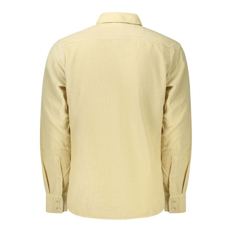 Hugo Boss Beige Cotton Mens Shirt