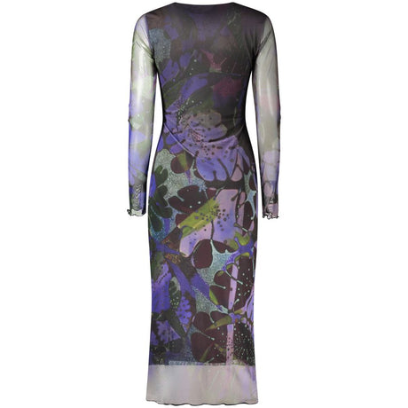 Desigual Purple Polyester Casual Dress