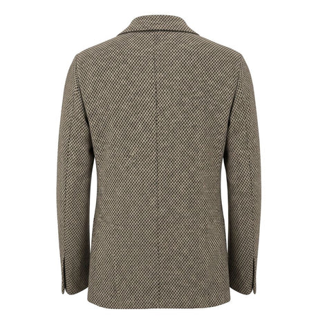 Roberto Pepe Luxury Beige Cotton Men Jacket