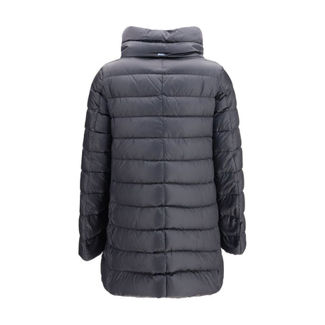 Herno Black Polyamide Full-Length Jacket