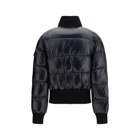 Moose Knuckles Black Nylon Full-Length Jacket