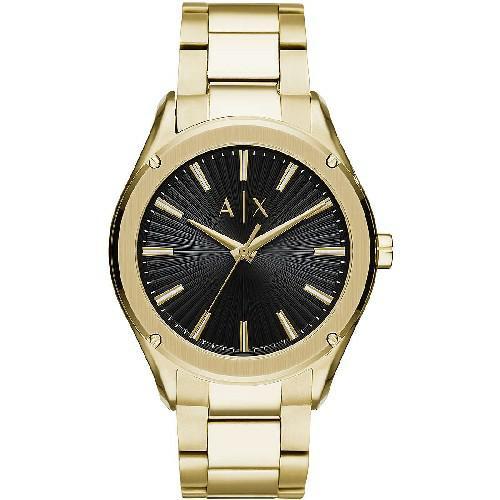 Armani Exchange Gold Stainless Steel Dress Watch