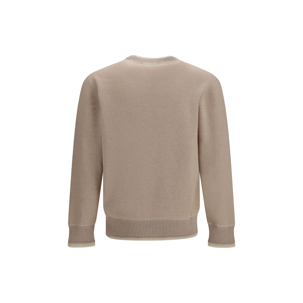 Laneus Beige Cashmere Sweater