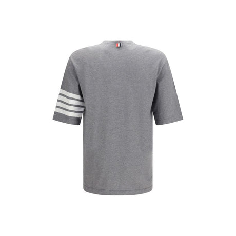 Thom Browne Gray Cotton T-Shirt