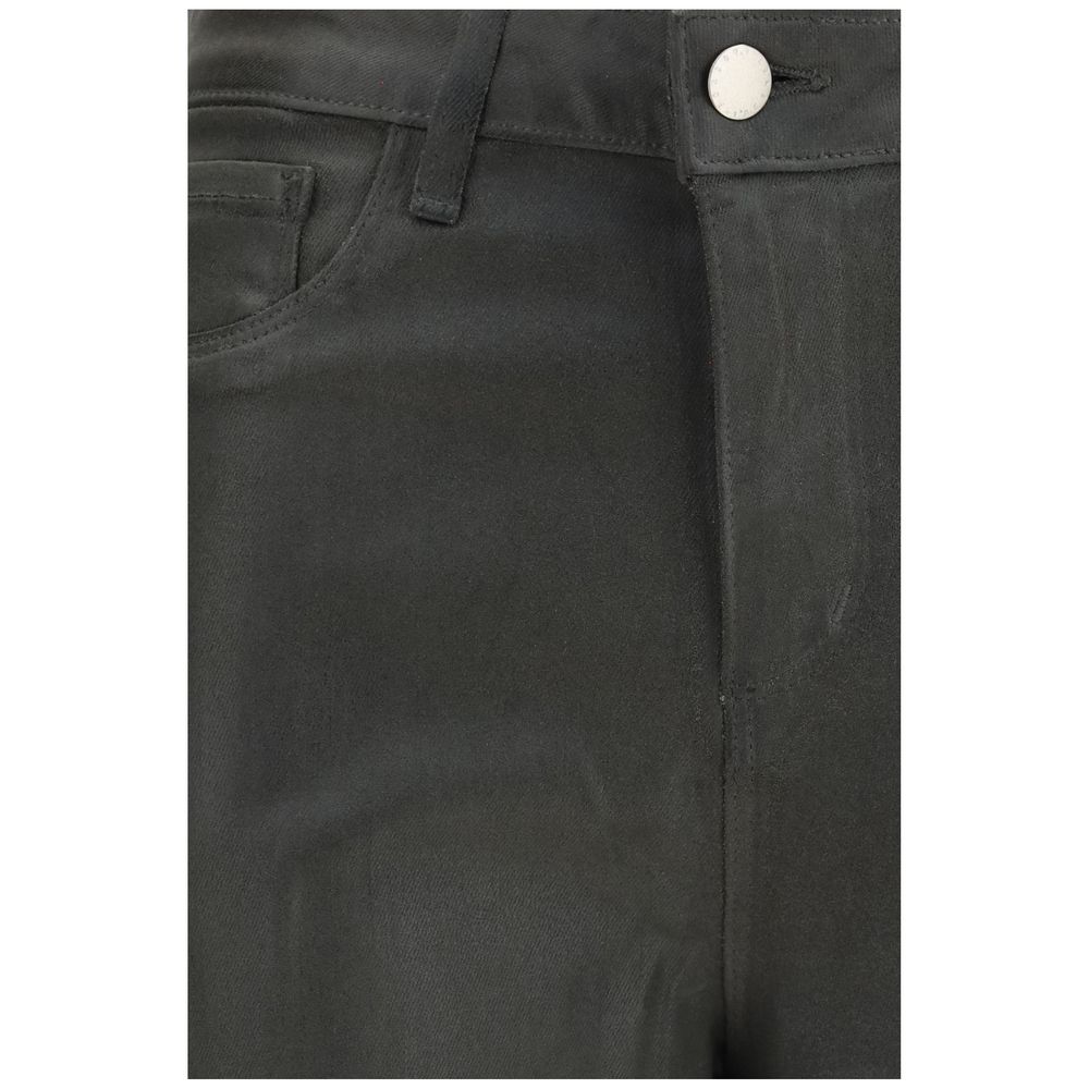L'Agence Bicolor Cotton Flared Jeans