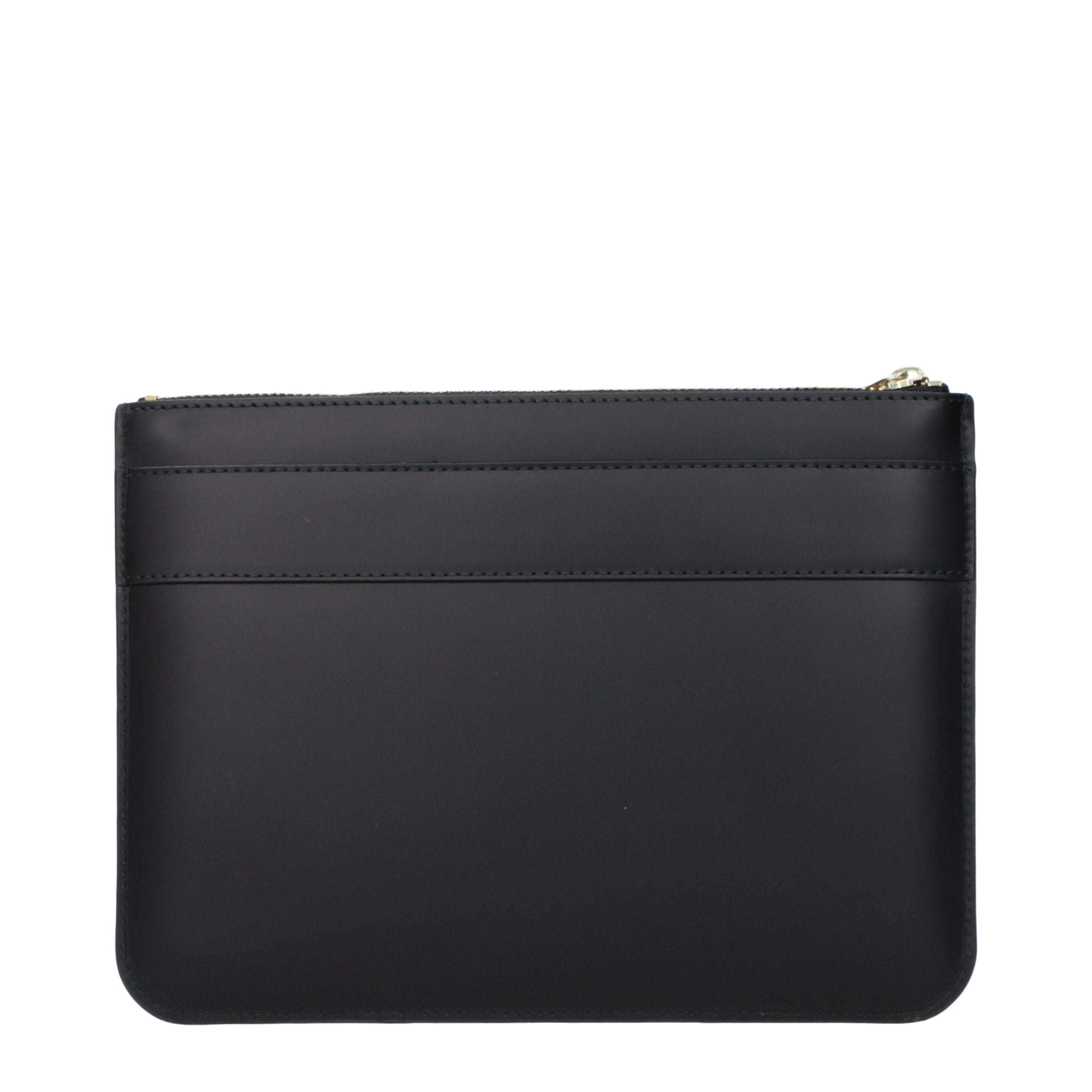 Comme Des Garçons Black Leather Clutch Bag