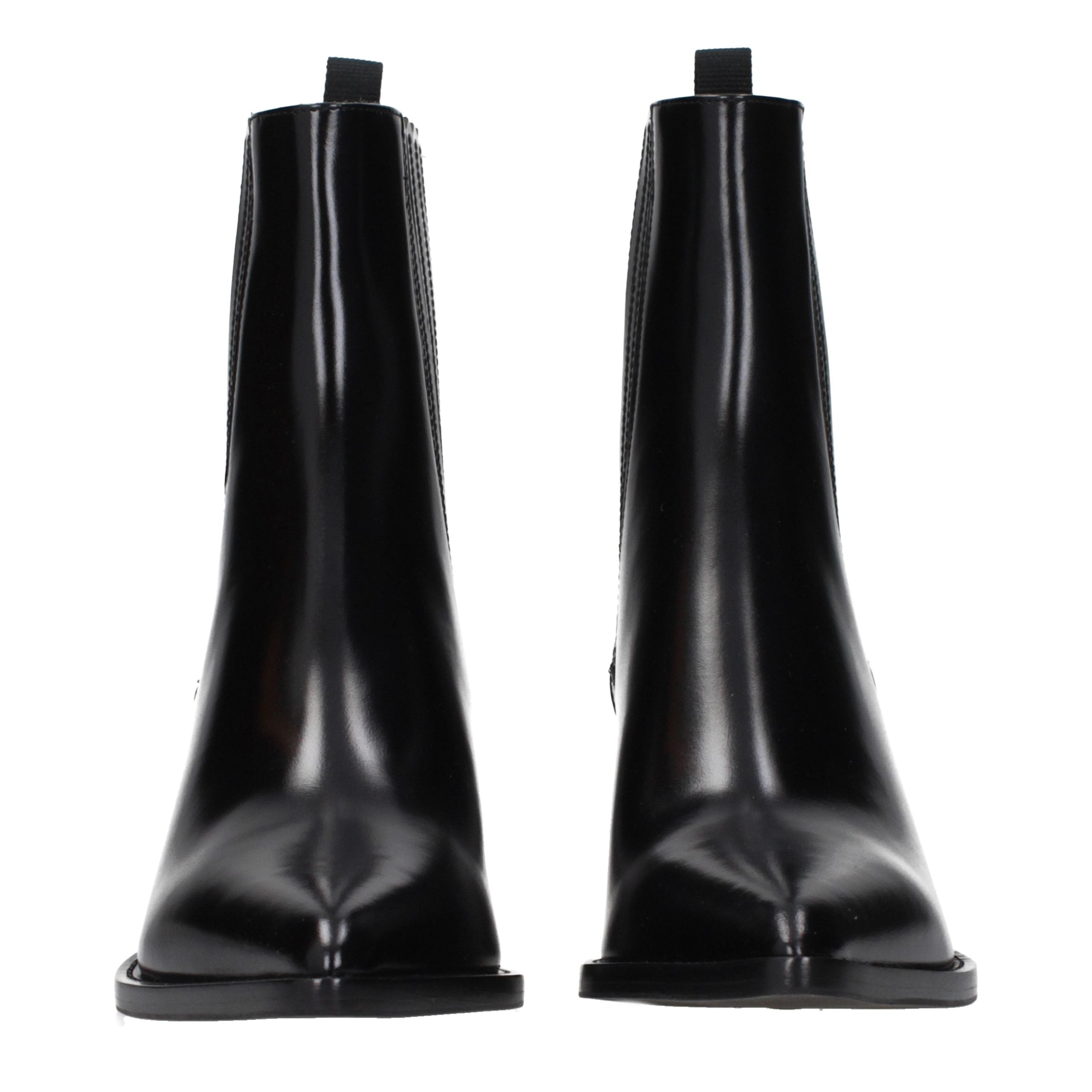Christian Dior Black Leather Ankle Boots