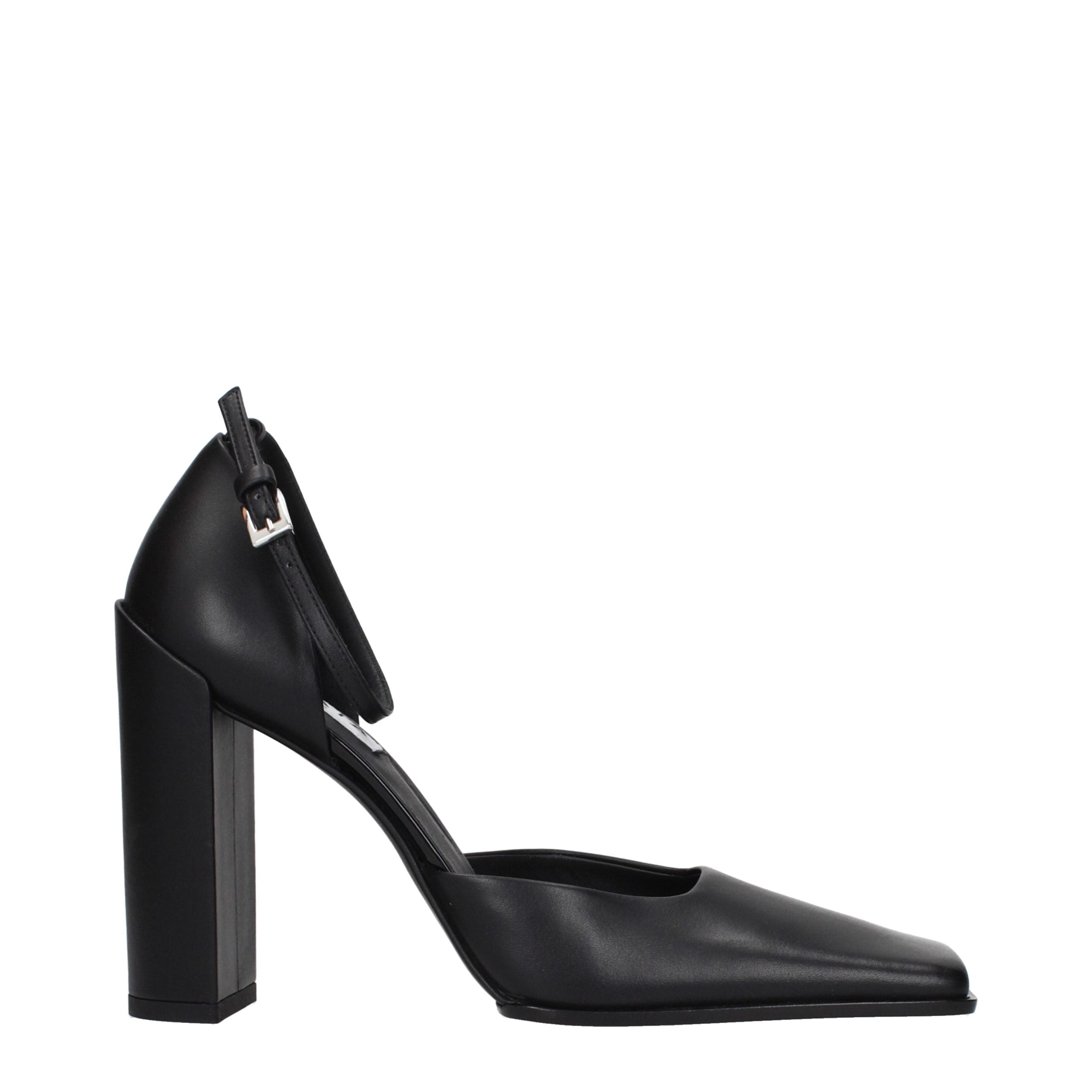 Alaïa Black Leather High Heel Pumps