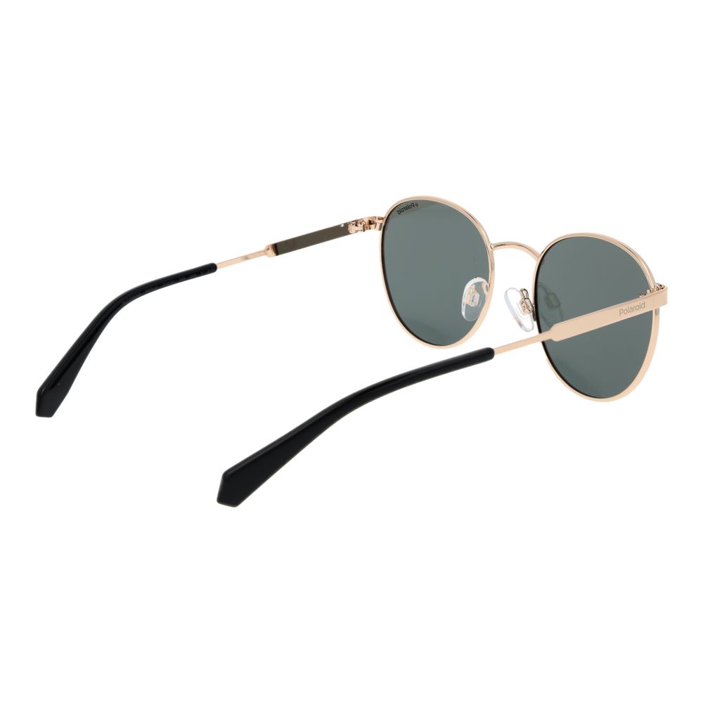 Polaroid Gold Metal Sunglasses