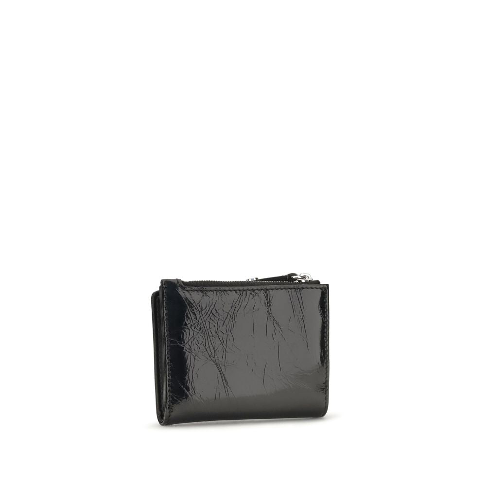 Vivienne Westwood Black Calf Leather Bos Taurus Wallet