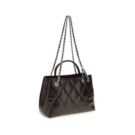 Tory Burch Brown Calf Leather Bos Taurus Shoulder Bag