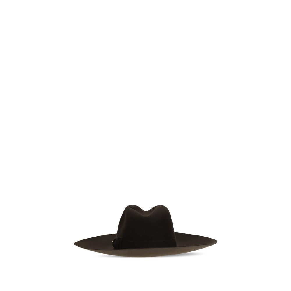 Valentino Garavani Brown Fabric Fedora